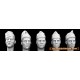 1/35 5x Heads with Commando Style Stocking Caps