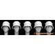 1/35 5x Heads with German M18 Steel Helmets (WWI to WWII)