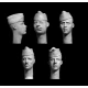 1/35 5x Heads wearing US Overseas Caps