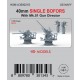 1/350 US Navy 40mm Single BOFORS with MK-51 Gun Director (6pcs)