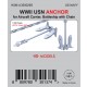 1/350 WWII USN ANCHOR (4pcs) for Aircraft Carrier, Battleship with 20cm Chain