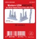1/350 Modern USN ANCHOR (4pcs) for Perry Class with Chain