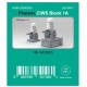 1/700 US Navy Phalanx CIWS Block 1A (4pcs)
