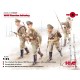 1/35 WWI Russian Infantry (4 figures, 1 Officer&3 Soldiers) w/Weapons and Equipment