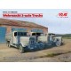 1/35 Wehrmacht 3-axle Trucks (Henschel 33D1, Krupp L3H163, LG3000)