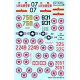 1/48 Korean War MiG-15s in North Korean and Chinese Markings Decals
