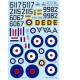 Decals for 1/48 BCATP Camouflaged & Yellow Avro Ansons