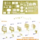 1/350 WWII US Navy Radar set (PE + Turned Brass Parts)