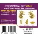 1/350 WWII Royal Navy Vivkers .50 Cal Quad set (6 mounts)