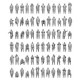1/200 WWII Royal Navy Warships 72 Figures