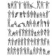 1/350 Modern US Navy Carriers 72 Figures