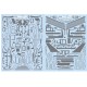 1/48 F-35A Ram Radar Absorbing Material Decals for Meng Model