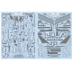 1/48 F-35A Ram Radar Absorbing Material Decals for Meng Model