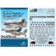 1/72 IAF Vautour IIA/B/N & Ouragan MD.450 Decals for Azur/Special Hobby kits