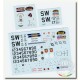 Decals for 1/48 F-16 Desert Storm OWL 363 TFW Gulf War Falcons &Nose Art