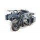 1/9 WWII German Zundapp KS750 with Sidecar