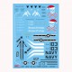 1/48 F-14B Tomcat VF-103 JOLLY ROGERS SANTA CAT 2000 Decals for Hasegawa/Revell/HobbyBoss