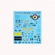 Decals for 1/72 Grumman F-14D Tomcat VF-31 Tomcatters The Final Day's CAG Bird 