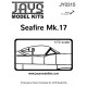 1/72 Seafire Mk.17 Vacuum Form Canopy 