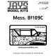 1/48 Messerschmitt Bf109C Vacuum Form Canopy 