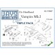 1/72 de Havilland Vampire Mk.I (Lite) Triple Pack