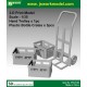 1/35 Hand Trolley (1pc) & Plastic Bottle Crates (3pcs) 3D Print Resin