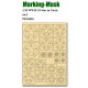 Marking Mask for 1/35 WWII US Star in Circle No.2