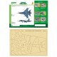 Airbrush Camo-Mask for 1/48 SU-27 FLANKER Camo 4