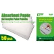 Absorbent Paper for Acrylic Paint Palette (50pcs)