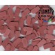1/35, 1/32 Roof Tiles Flat Bricks Round Style - Dark Brick-Red (Ceramic) 500pcs
