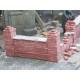 1/32, 1/35 Brick Wall w/Loose Bricks/Plates (2 Elements + Pillars)