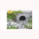 1/87 (HO scale) Water Passage Small (Bricks Grey 4x)