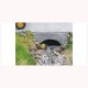1/87 (HO scale) Water Passage Medium (Bricks Grey 3x)