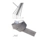 1/87 H0E/H0M Track Gap Old Town Cobblestone L (32.00 x 1.30 x 0.12 cm, 12 segments)
