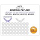 1/144 Boeing 747-400 / Prototype Masks for Revell #04204/04219/04950