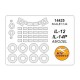 1/144 Ilyushin IL-12/12D/12T/14P Masks for Amodel #1416/1443/1444/1445/1447