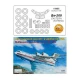1/144 Be-200 Side Windows on Fuselage &amp; Wheels Masks for Eastern Express #14471