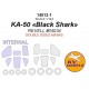 1/144 Ka-50 Black Shark Paint Masking for Revell #04034 (Double-sided)