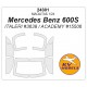 1/24 Mercedes Benz 600S Masking for Italeri #3638/Academy #15506 kits