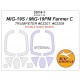 1/32 MiG-19C/ MiG-19PM Farmer C Double-sided Masks for Trumpeter #02207, #02209