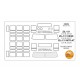 1/35 ZIL-131/KShM/MTO-AT Double-sided Paint Masking for ICM # 35518/35517/35520