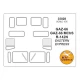 1/35 GAS-66/GAS-66 EMERCOM/R-142N Paint Masking for Eastern Express kits