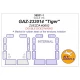 1/35 GAZ-233014 "Tiger" Masks for Zvezda #3682 (Double sided)