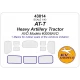 1/43 AT-T Heavy Artillery Tractor Masks for AVD Models #3006AVD