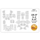 1/48 Ilyushin DB-3F/IL-4/IL-4T Paint Masking w/Wheels Masks for Xuntong Model kits