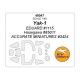 1/48 Yak-1 Early Masking for Eduard #1115/Hasegawa #85011/Accurate Miniatures #3424