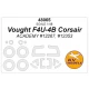 1/48 Vought F4U-4B Corsair Masks for Academy #12267/12353 (canopies and wheels)