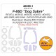 1/48 F-86D Dog Sabre Masks for Revell/ Monogram/MustHave/Academy [Double-sided]