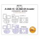 1/48 A-26B-15/B-26B-50 Invader Double-sided Masking for ICM #48281, #48282