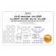 1/72 An-26/26RR/RT/Z/An-32/B Double sided Masking w/Wheels Masks for Amodel kits